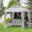 Abbey-Leigh 3 Person Porch Swing with Canopy