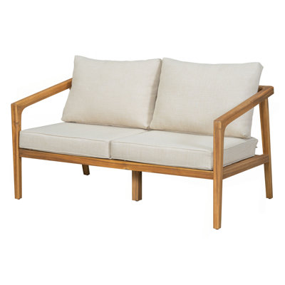 Westin Outdoor Acacia Wood Loveseat