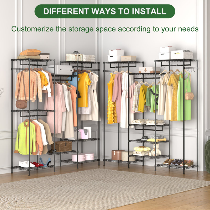 174cm Adjustable Clothing Rack