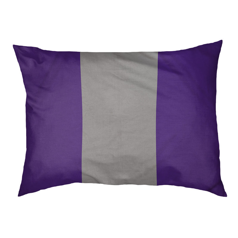 Coussin d'intérieur New York, Moyen (l 40 po x P 30 po x H 6,5 po), Mauve / gris / mauve