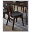 Ensemble de 2 chaises d'appoint Mid-Century modernes en bois massif avec sièges rembourrés en tissu et dossier incurvé pour un repas confortable