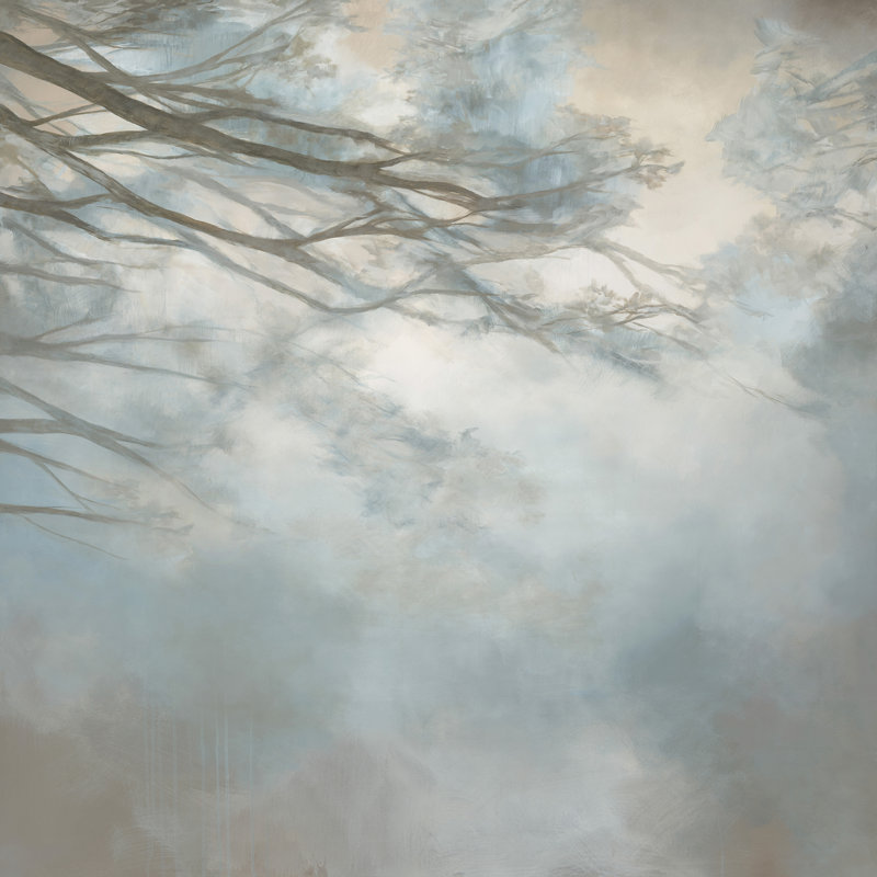 Rising Dawn Print by Barclay Butera, 47" H x 47" W x 1.5" D, Image Brush Gel