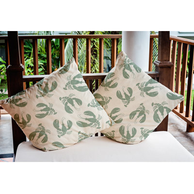 Coussin décoratif Ludwig Lobster Fest Coastal