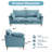 79'' Wide Modern Upholstered Deep Seat Sofa-372272065
