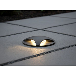 Graphite Integrated LED Metal Well Light