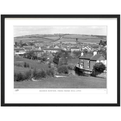 Maiden Newton, From Frome Hill C1955 by Francis Frith - Single Picture Frame Print