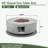 Round Concrete Fire Pit with protective rain cover