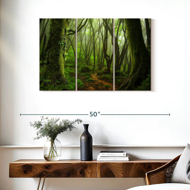 Alvord Mossy Nepal Jungle, 24" H x 38" W