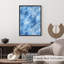 Motif abstrait géométrique bleue III-403741465