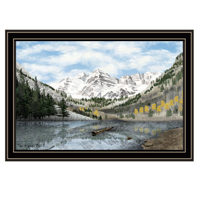 Millwood Pines The Maroon Bells Wall Art For Living Room, Bedroom Wall Art Print For Home Decor By Billy Jacobs