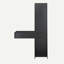 Black modern simple hair desk, multi-layer storage, large storage space
