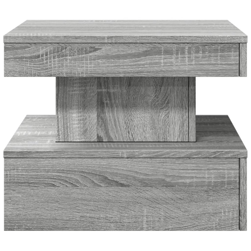 Catrena Block Coffee Table, Grey Sonoma