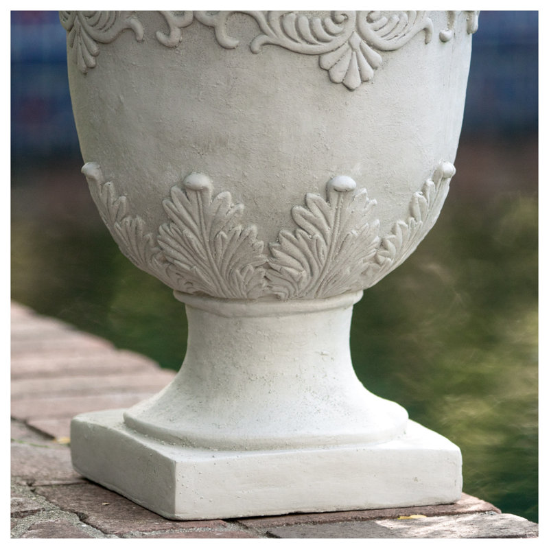 Pot à fleurs marocain antique en oxyde de magnésium marocain antique pour patio et décoration intérieure