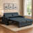 Blue Top Grain Leather selected