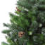 Arbre de Noël artificiel pin 4 'enneigé avec pommes de pin Delta