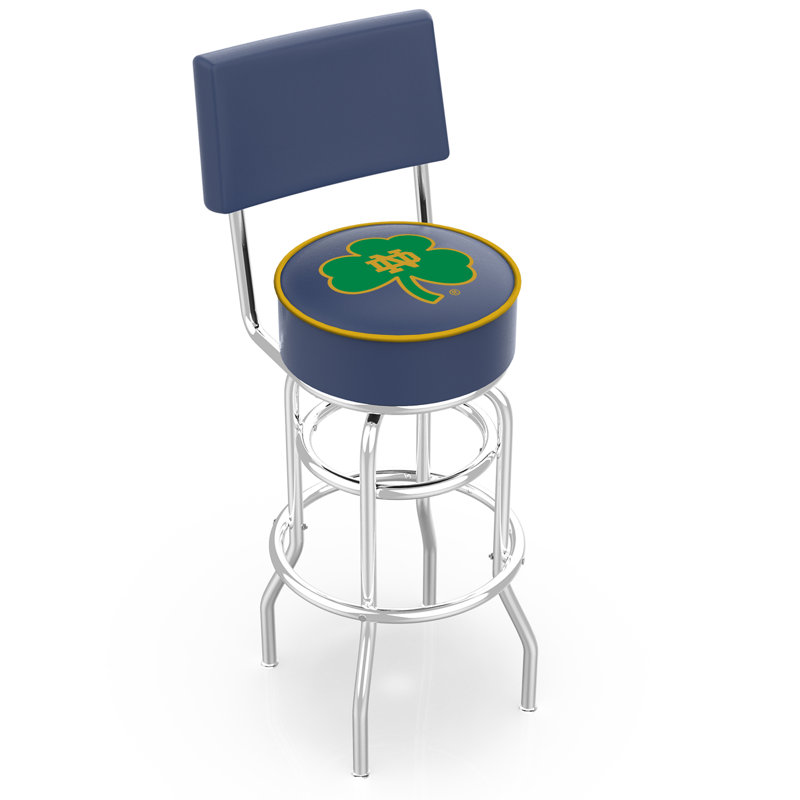 NCAA 30" Swivel Bar Stool, Notre Dame- Shamrock
