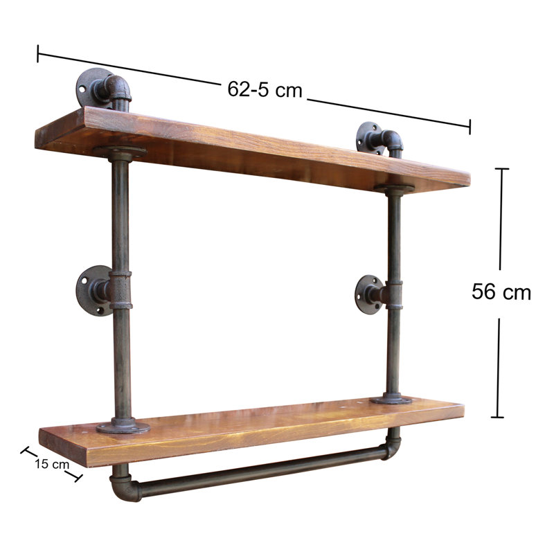 Hinds 2 Piece Tiered Shelf