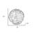 Daniyal Silver Extra Large Wire Sphere-36603124
