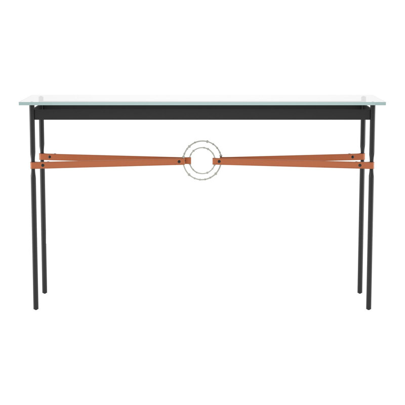 Console Equus, Noir, Cuir noir, Argenté