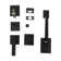 Double Front Door Lock Set Door Set With Reversible Handle Lever