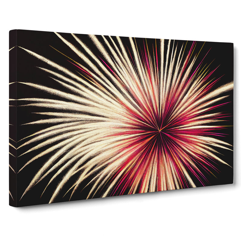 Gorgeous Fireworks - Wrapped Canvas, 35cm H x 50cm W x 3cm D