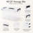 4 Pack 90 Quart Clear Storage Bins with Lids