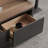 Rectangular storage coffee table living room