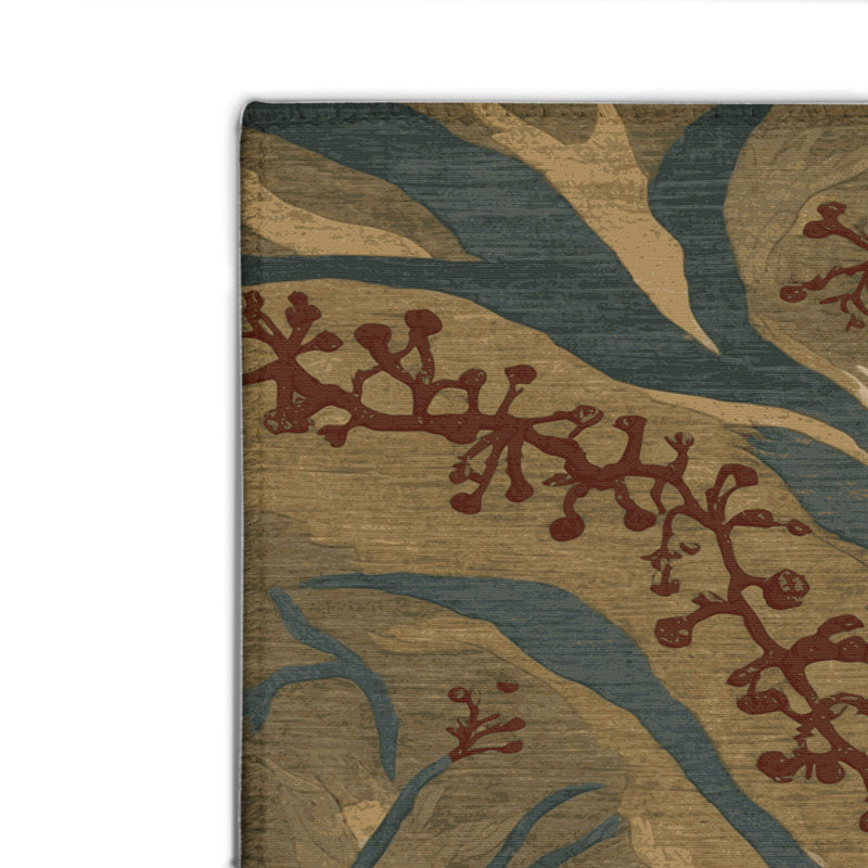 Tapis d'intérieur et d'extérieur brun Nature, Rectangle 4pi x 6 pi