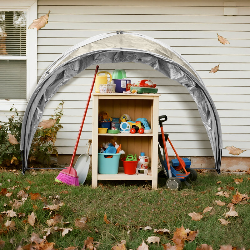 Tente de rangement murale pour vélo, Beige