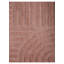 Handcrafted Microfibre Rug in Peach-101897549