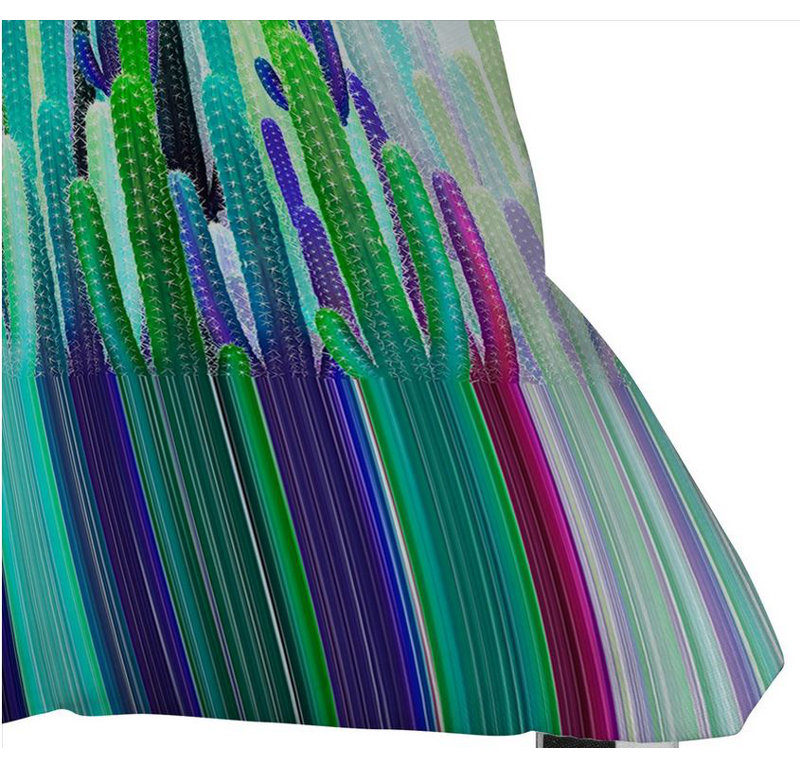 Coussin décoratif extérieur, 26 po x 26 po, Bleu / vert