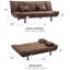 Canapé-lit Glory Furniture Lionel, chocolat
