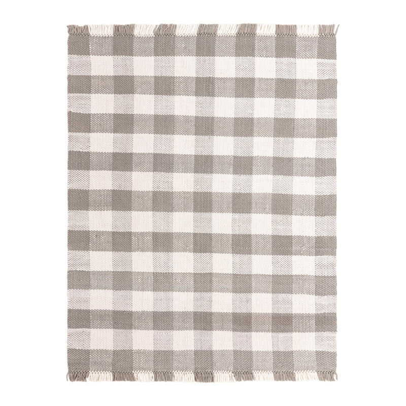 Mary-Jean Plaid Indoor / Outdoor Rug, Rectangle 7'10" x 10'