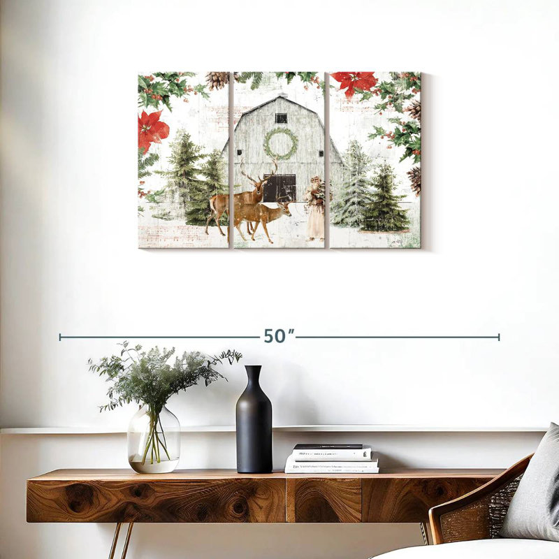 Wooded Holiday I, H 20 po x l 33 po