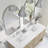 Rohe Stainless Steel Arch Mirror-111377062