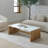 Modern Coffee Table, Organic Shape Accent Table