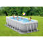 Ensemble de piscine rectangulaire à cadre prisme 16 pi x 8 pi x 42 po Intex