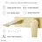 Monaco Single-Handle, Wall-Mount, Bathroom Faucet-51958830