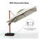 Roopal 144'' Square Cantilever Umbrella with Wheeled Base