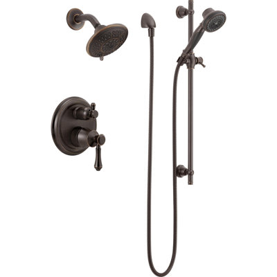 Linden 14 Series Complete Shower System with Rough-in Valve and Monitor