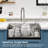Drop In Kitchen Sink With Cutting Board Single Bowl Deep Workstation Sink Stainless Steel Overmount Kitchen Basin With Drain Strainer-111968263