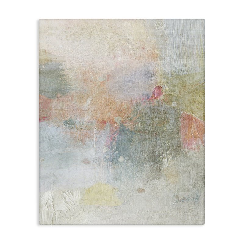 «Subtle Transitioning Abstract», art mural sur toile par Suzanne Nicoll, H 30 po x l 24 po x P 1,5 po