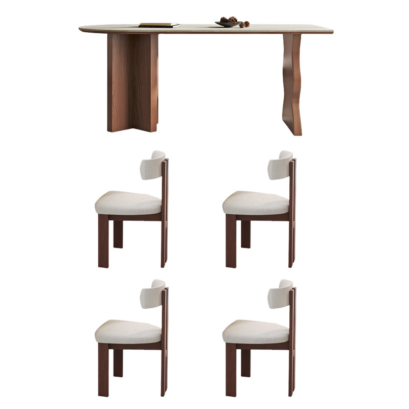 Ensemble de table et chaises Vintage, H 29,52 po x L 55,11 po x l 31,49 po