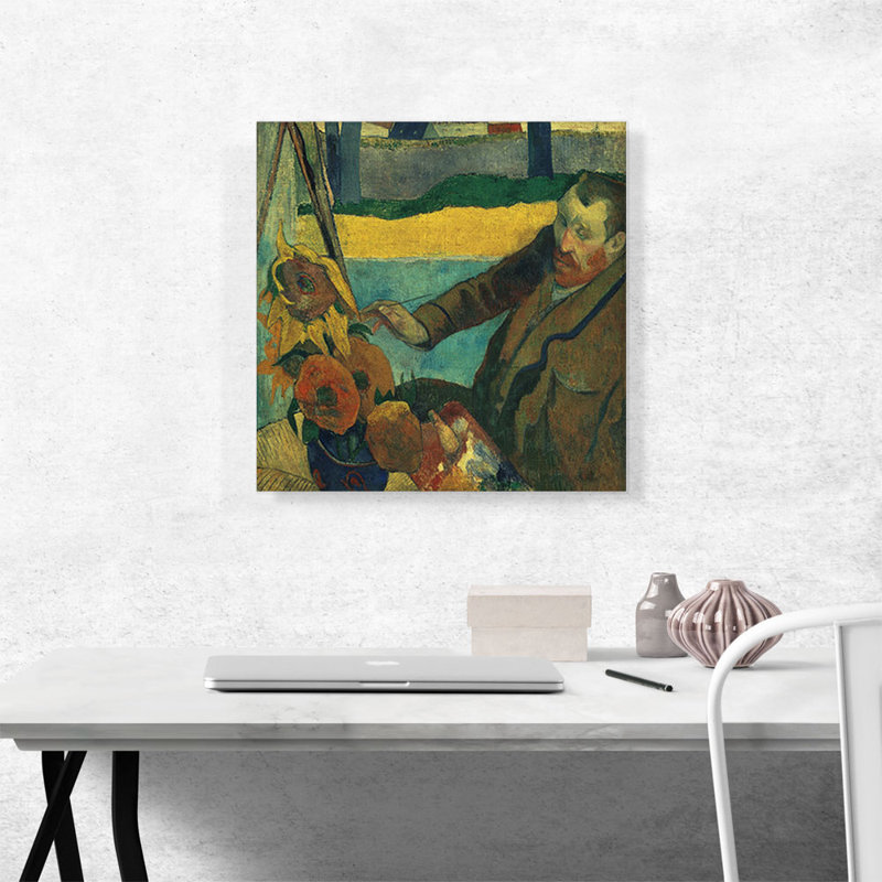 Vincent Van Gogh, tournesols - impression, H 18 po x l 18 po x 1,5 po
