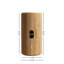Armoire cylindrique autoportante 16 po JINBO seulement, sans robinet ni drain, couleur grain de bois naturel-130817881