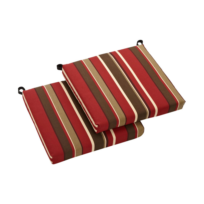 Coussin de chaise adirondack intérieur/extérieur sangria