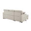 Canapé-lit et chaise longue réversible de 85 po de large Areebe-748837007