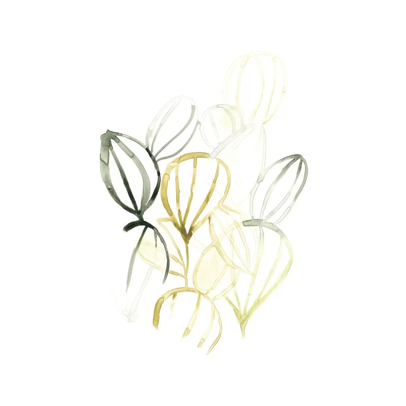 Seed Spectrum II by June Erica Vess - Wrapped Canvas Painting, 20.32 cm H x 30.48 cm W