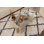 Modern Coffee Table with Tempered Glass Top, 100% Melamine Coated Particle Board Frame, For Contemporary Living Rooms