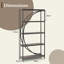 175cm H x 86cm W Metal Standard Bookcase-206953673
